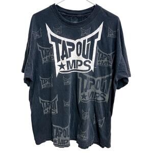 Men's Y2K Tapout MPS Big Logo Shirt Size XL‎ MMA UFC Boxing Brocore